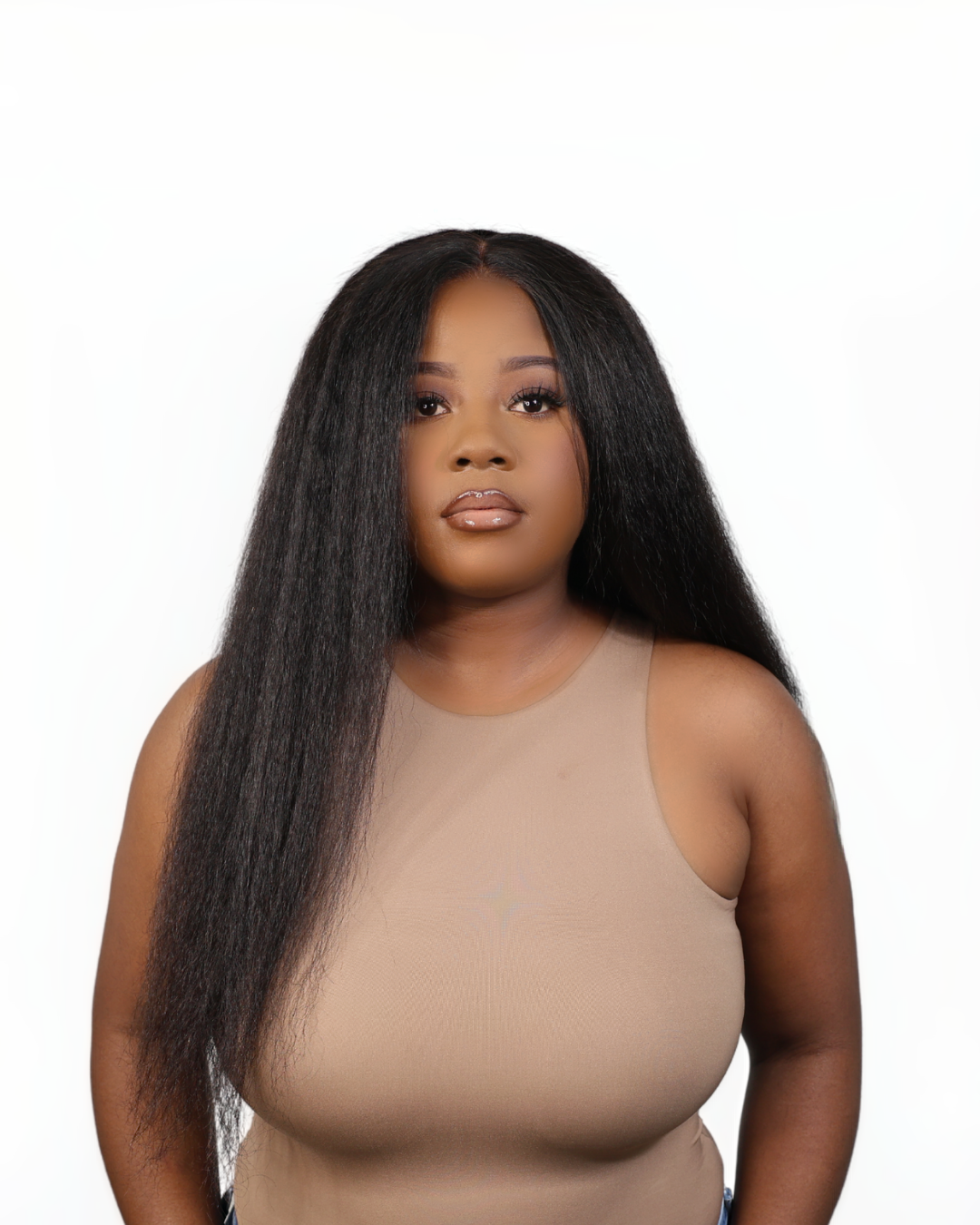 Kinky Straight Frontal